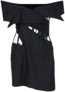 Monse off-shoulder corsed-style dress