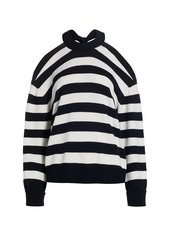 Monse Stripe Merino Wool Halterneck Sweater