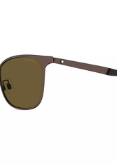 Montblanc Active 2.0 54MM Square Sunglasses