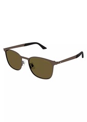 Montblanc Active 2.0 54MM Square Sunglasses