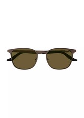 Montblanc Active 2.0 54MM Square Sunglasses