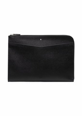 Montblanc grained leather laptop bag