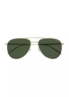 Montblanc Meisterstück Archive 58MM Pilot Sunglasses