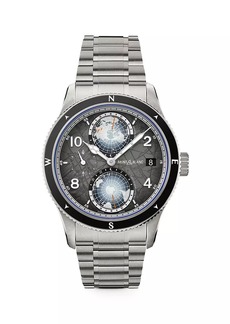 Montblanc 1858 Geosphere Zero-Oxygen Titanium & Stainless Steel Bracelet Watch/42MM