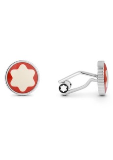 Montblanc Heritage Stainless Steel Cuff Links at Nordstrom