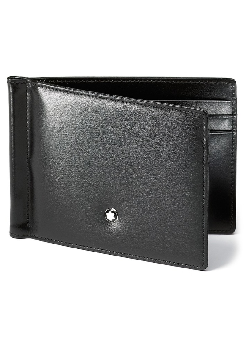 Montblanc Meisterstuck 6cc Leather Wallet with Money Clip