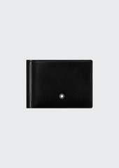 Montblanc Meisterstuck Leather Bifold Wallet with Money Clip  Black