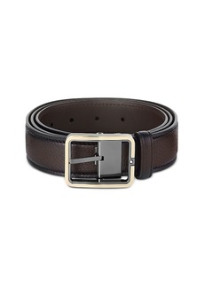 Montblanc Men's Brown Leather Belt
