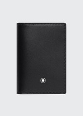 Montblanc Men's Meisterstuck Gusseted Leather Business Card Holder