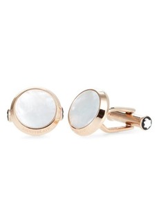 Montblanc Mother-of-Pearl Cuff Links in Mother Of Pearl at Nordstrom