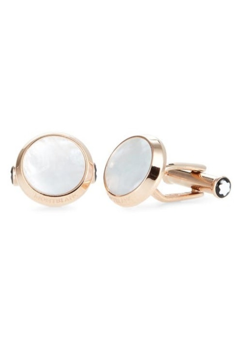 Montblanc Mother-of-Pearl Cuff Links