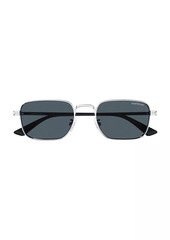 Montblanc Nib 53MM Rectangular Sunglasses