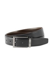 Montblanc Rectangle Buckle Leather Belt