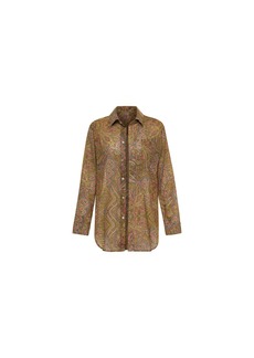 Montce Ali Paisley Long Sleeve Button Down Shirt - XL - Also in: L