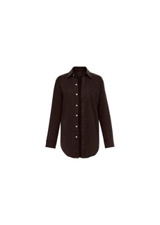 Montce Espresso Long Sleeve Button Down Shirt - S - Also in: M, L, XL