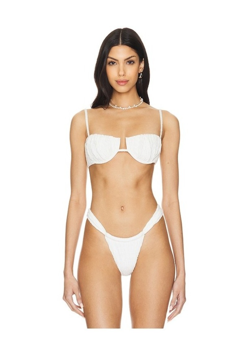 Montce Swim Petal Bikini Top