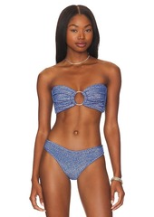 Montce Swim Tori Ties Bandeau Bikini Top