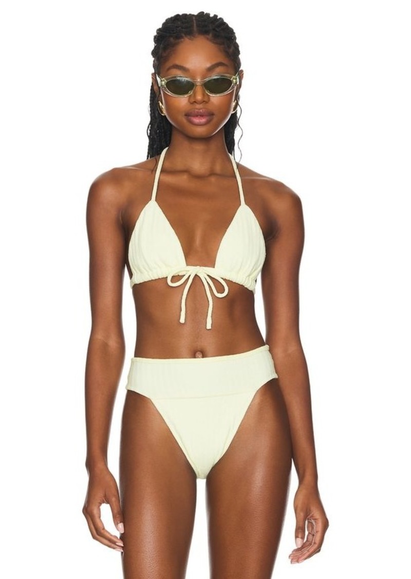 Montce Swim Triangle Ties Variation Bikini Top