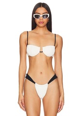 Montce Swim X Olivia Culpo Petal Bikini Top