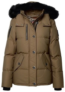 Moose Knuckles 3Q jacket in brown cotton blend