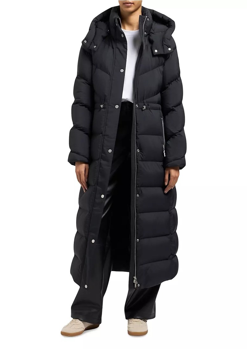 Moose Knuckles Belle Cote Long Down Puffer Coat