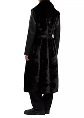 Moose Knuckles Bunny Tolina Faux-Fur Trench Coat