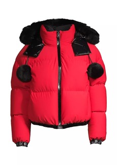 Moose Knuckles Maspeth Sport Cropped Down Puffer Jacket