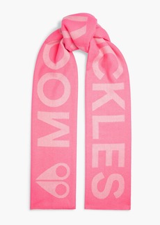 Moose Knuckles - Wool and cashmere-blend jacquard scarf - Pink - OneSize