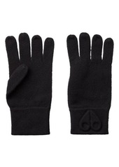 Moose Knuckles Imlay Merino Wool Gloves in Black at Nordstrom