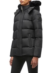 Moose Knuckles Women's Cloud 3Q Down Jacket with Removable Genuine Shearling Trim