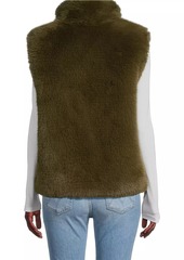 Moose Knuckles Ruby Faux Fur Pom-Pom Vest