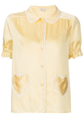 Morgan Lane Lovie silk short-sleeved shirt