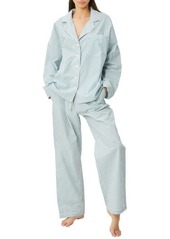 Morgan Lane Unisex Tommy Stripe Pajamas in Sky Stripe at Nordstrom