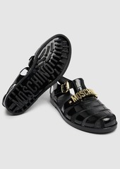 Moschino 15mm Jelly Pvc Fisherman Sandals