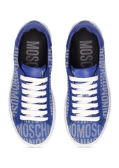 Moschino 20mm Logo Denim Low Top Sneakers