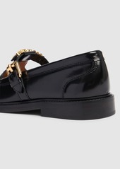 Moschino 25mm Leather Loafers