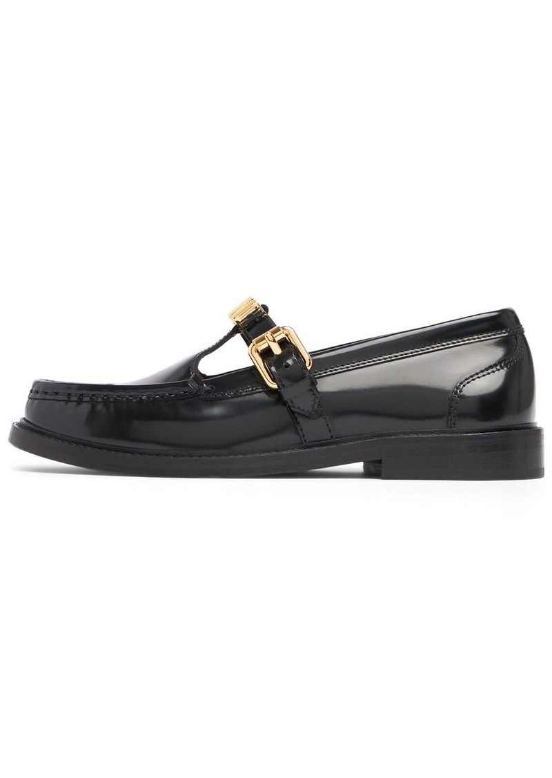 Moschino 25mm Leather Loafers