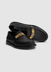 Moschino 25mm Leather Loafers