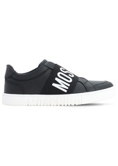 Moschino 25mm Leather Sneakers