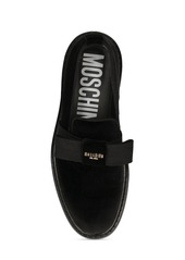 Moschino 25mm Slippers Velvet Loafers