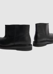 Moschino 40mm Leather Flared Boots