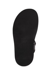 Moschino 40mm Logo Jacquard Flat Sandals