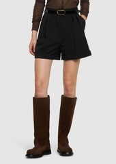 Moschino 40mm Suede Tall Boots