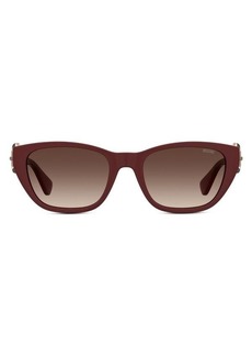 Moschino 55MM Buckle Cat Eye Sunglasses