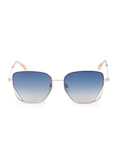 Moschino 59MM Butterfly Sunglasses