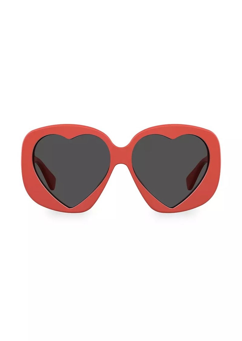 Moschino 61MM Heart Sunglasses