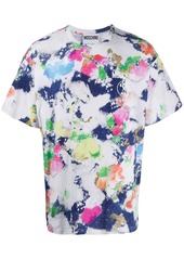 Moschino abstract paint print T-shirt