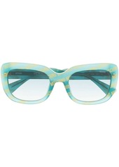 Moschino all over-logo cat-eye sunglasses