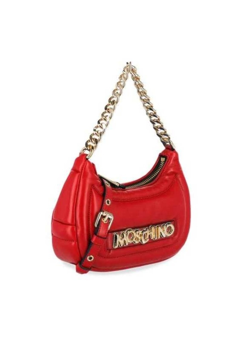Moschino Balloon Leather Shoulder Bag