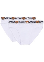 Moschino set of two logo-waistband briefs
